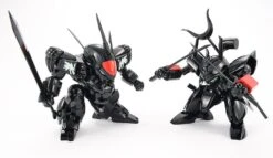 Max Factory Mashin Hero Wataru PLAMAX MS-04 Black Ryujinmaru/Senjinmaru Set