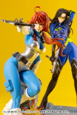 Kotobukiya G.I. JOE Scarlett (Sky Blue Color) Bishoujo Statue -Model Figures 2404576