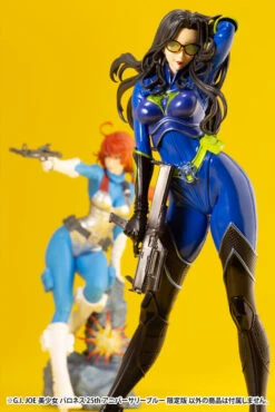 Kotobukiya G.I. JOE Scarlett (Sky Blue Color) Bishoujo Statue -Model Figures 2404584