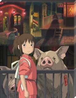 Spirited Away The Other Side Of The Tunnel Ensky Artboard Jigsaw (Canvas Style) Studio Ghibli