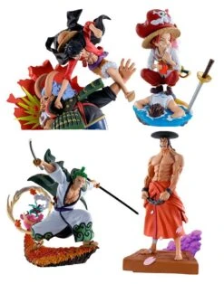 One Piece Log Box Wanokuni (Vol. 3) Set Of 4 Megahouse Trading Figures