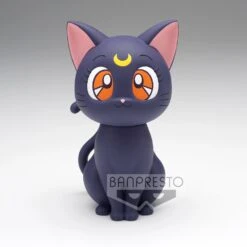 BANPRESTO Pretty Guardian Sailor Moon Sofvimates Luna Prize Figure