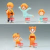BANPRESTO Demon Slayer World Collectable Figure Zenitsu Agatsuma Collection Set Of 5 Trading Figure