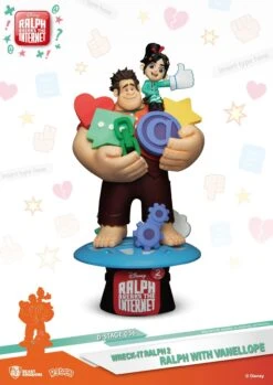 BEAST KINGDOM Wreck It Ralph 2 Ralph With Vanellope Non-Scale Figure