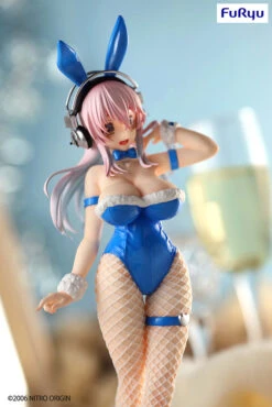 Super Sonico Bicute Bunnies Super Sonico Blue Rabbit Ver. Prize Figure -Model Figures FR40070 10