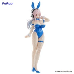 Super Sonico Bicute Bunnies Super Sonico Blue Rabbit Ver. Prize Figure -Model Figures FR40070 4