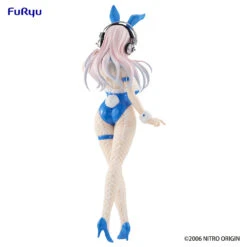 Super Sonico Bicute Bunnies Super Sonico Blue Rabbit Ver. Prize Figure -Model Figures FR40070 5