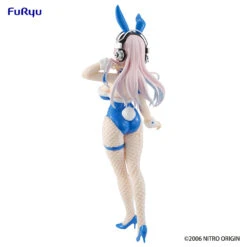 Super Sonico Bicute Bunnies Super Sonico Blue Rabbit Ver. Prize Figure -Model Figures FR40070 6