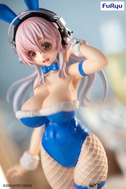 Super Sonico Bicute Bunnies Super Sonico Blue Rabbit Ver. Prize Figure -Model Figures FR40070 9