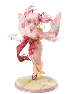 Magia Record Puella Magi Madoka Magica Side Story Madoka Kaname Kimono Ver. 1/7 Scale Figure