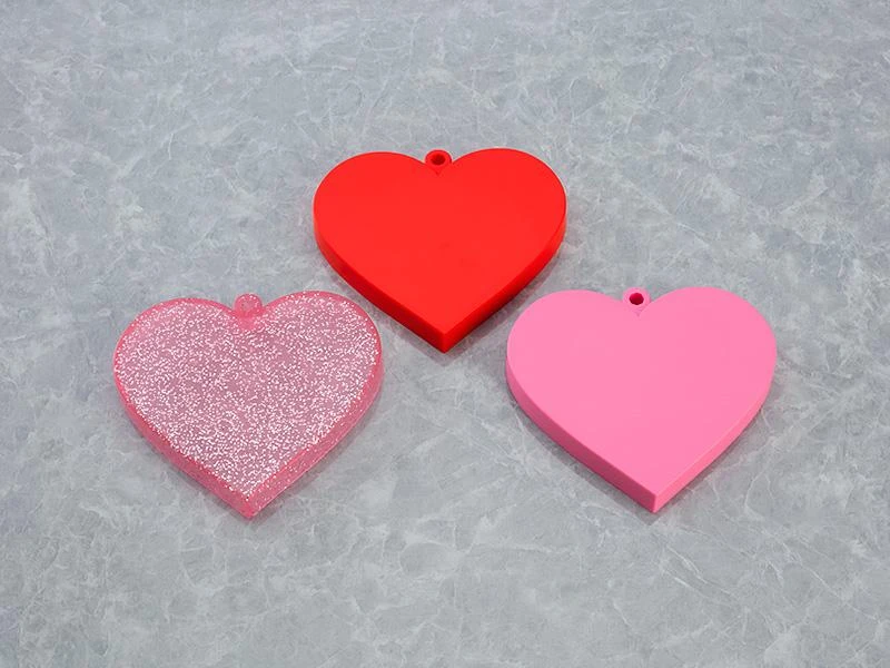 GOOD SMILE COMPANY Nendoroid More Heart Base (Pink Glitter) 2 GOOD SMILE COMPANY Nendoroid More Heart Base (Pink Glitter) - Image 2