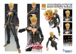 Jojo's Bizarre Adventure Chozokado Giorno Giovanna Black Ver. Action Figure -Model Figures ME76474 8