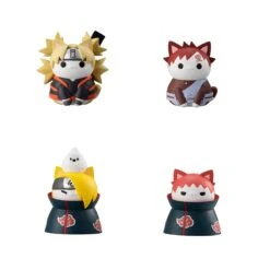 Nyaruto! Battle With Akatsuki Set Of 8 Megahouse Trading Figures -Model Figures MH83021 4