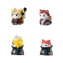 Nyaruto! Battle With Akatsuki Set Of 8 Megahouse Trading Figures -Model Figures MH83021 5