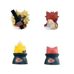 Nyaruto! Battle With Akatsuki Set Of 8 Megahouse Trading Figures -Model Figures MH83021 6