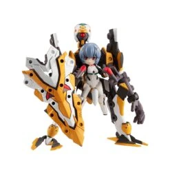 MegaHouse Evangelion Desktop Army Rei Ayanami & Evangelion Unit-0 Kai Action Figure -Model Figures MH83105 3