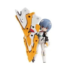MegaHouse Evangelion Desktop Army Rei Ayanami & Evangelion Unit-0 Kai Action Figure -Model Figures MH83105 5