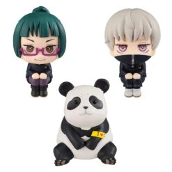 MegaHouse Lookup Jujutsu Kaisen Maki & Toge & Panda Set [With Gift]