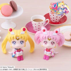 MegaHouse Lookup Pretty Guardian Super Sailor Moon & Super Chibi Moon Set [With Gift] -Model Figures MH83338 9