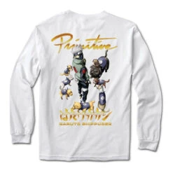 PRIMITIVE Naruto Kakashi Dogs Long Sleeve T-Shirt