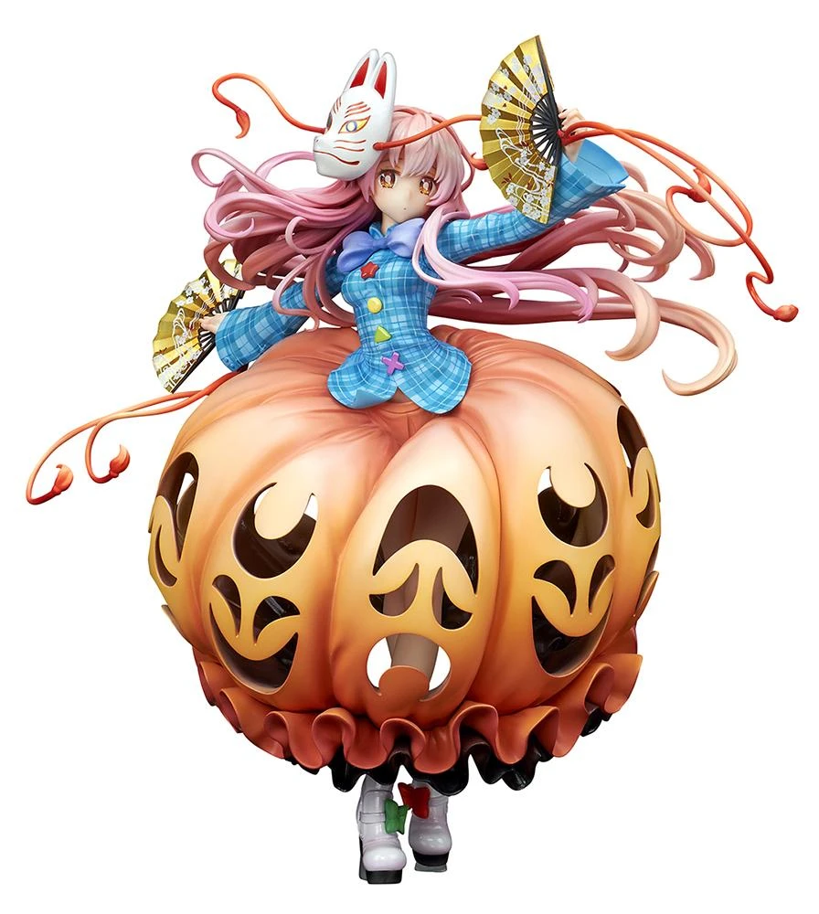 Touhou Project Expressive Poker Face Kokoro Hatano Light Equipment Ver. 1/8 Scale Figure