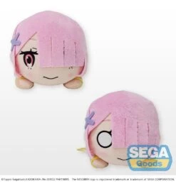 Sega Re:Zero Nesoberi (Lay-Down) Ram -Wind God- (Deformedl) Plush