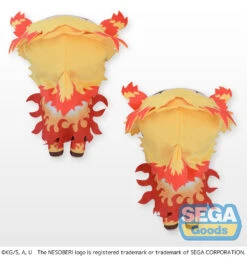 Sega NESOBERI (Lay-Down) Kyojuro Rengoku (Open Smile) Demon Slayer Plush -Model Figures SG96215 3