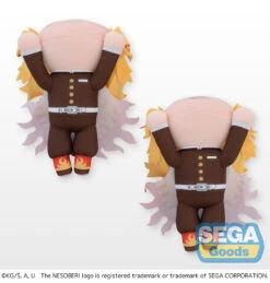 Sega NESOBERI (Lay-Down) Kyojuro Rengoku (Open Smile) Demon Slayer Plush -Model Figures SG96215 4