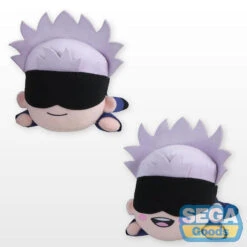Sega Jujutsu Kaisen Nesoberi (Lay-Down) SP Plush Satoru Gojo Open Smile
